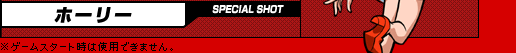 SPECIAL SHOTFz[[  Q[X^[g͎gpł܂B