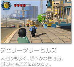 チェリーツリーヒルズ 人通りも多く、賑やかな住宅街。警察署もここにあります。
