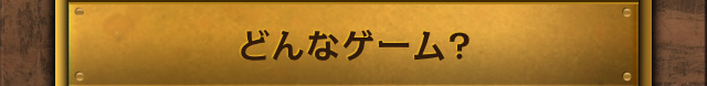 どんなゲーム?