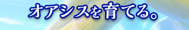 オアシスを育てる。