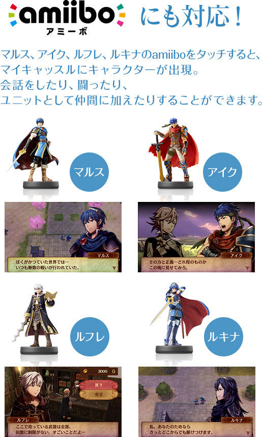 amiiboにも対応！