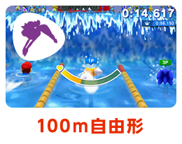 100m自由形