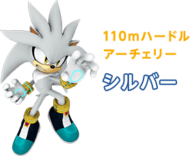 110mハードル アーチェリー シルバー