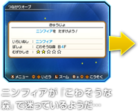 ニンフィアが「こわそうな森」で迷っているようだ…