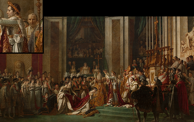 Q  ナポレオンの後ろにいる人物はまさか？