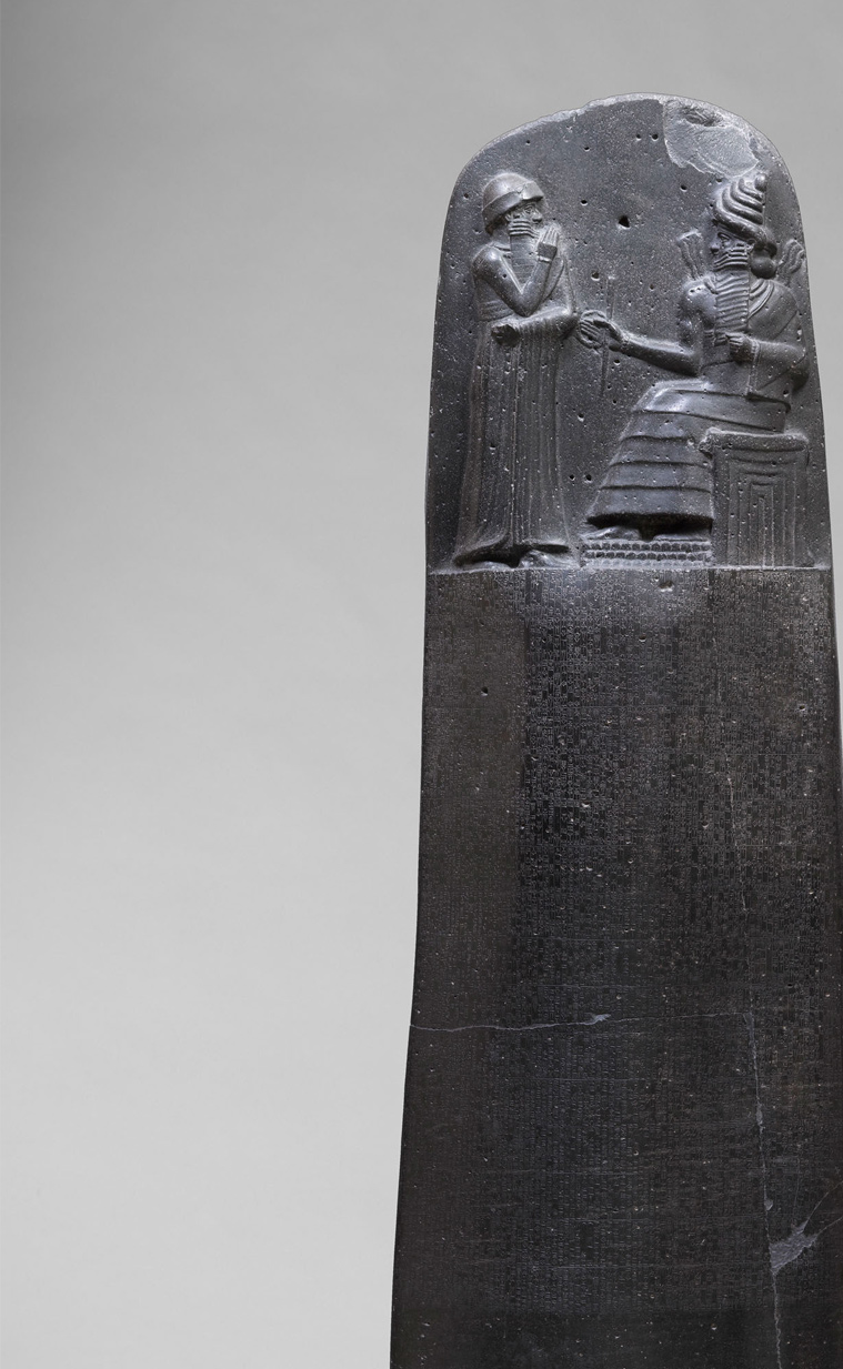バビロンの王のハンムラビ法典 [前1792年- 1750年］