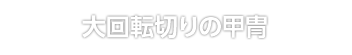 大回転切りの甲冑