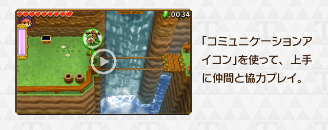 「コミュニケーションアイコン」を使って、上手に仲間と協力プレイ。