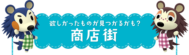 欲しかったものが見つかるかも？ 商店街