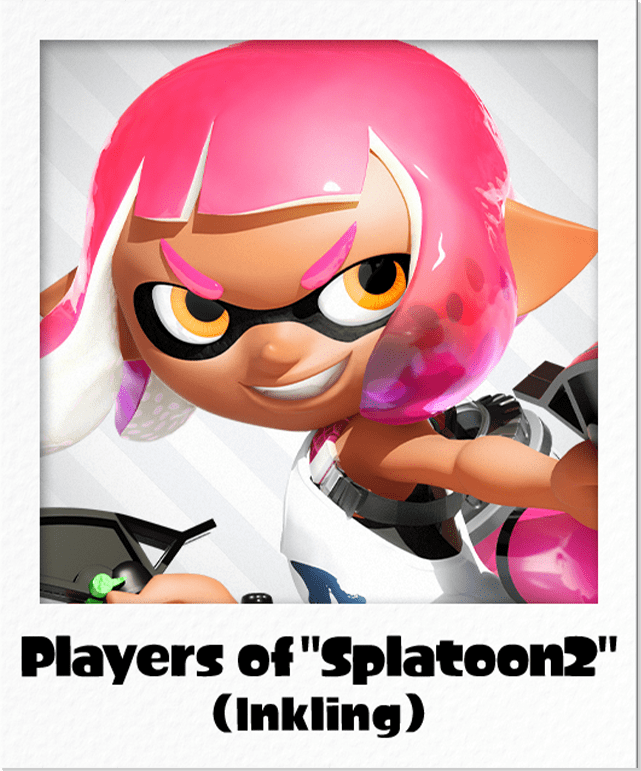 Players of &quot;Splatoon2&quot; (inkling)
