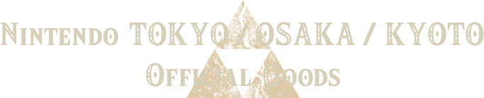 Nintendo TOKYO / OSAKA / KYOTO OFFICIAL GOODS