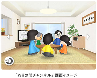 「Ｗｉｉの間チャンネル」 画面イメージ