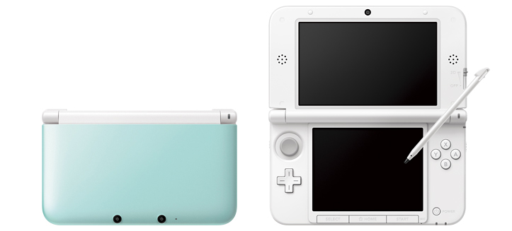 Nintendo 3DS LL 本体ミント/ホワイト携帯用ゲーム機本体 - 携帯用