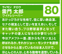 呾Y 80 ChV[o[@҂낰ȐiŁAɌMBZi̐eFƂČ݂xAĂ܂Bv싅IƂȂăLb`̒BlɂȂ̂̓Atg؁BNuvƌĂ΂邪AꂪW[E^iAz邩ƎvĂ͖̂{lŁAقƂǂ̐ĺAƂ铮AzĂB