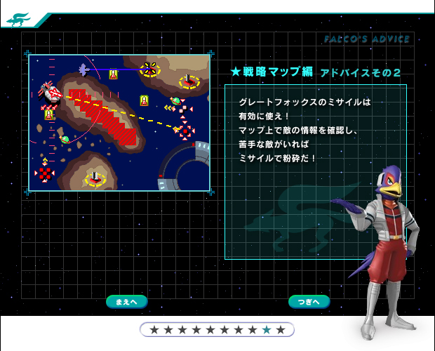 スターフォックス コマンド／ファルコの攻略アドバイス