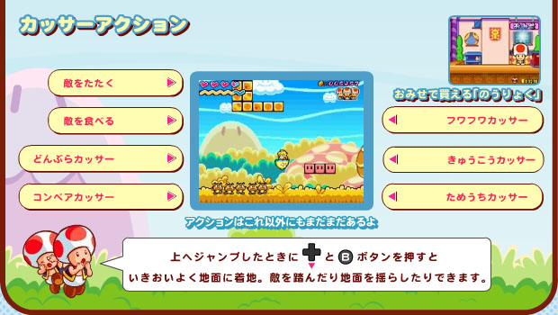 փWvƂɉB{^ƁA悭nʂɒnBG𓥂񂾂nʂh炵ł܂B