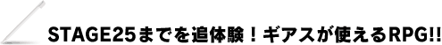 STAGE25܂łǑ̌IMAXgRPG!!