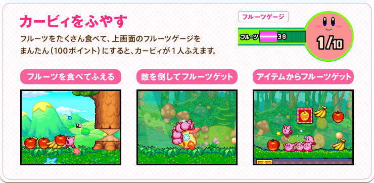 どんなゲーム あつめて カービィ