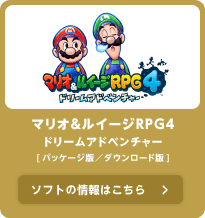 マリオ＆ルイージRPG4 ドリームアドベンチャー [パッケージ版／ダウンロード版] ソフトの情報はこちら