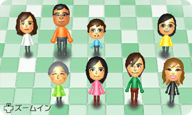 登録できるMiiは、最大100人。