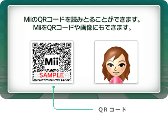 Miiを、画像やQRコードに。