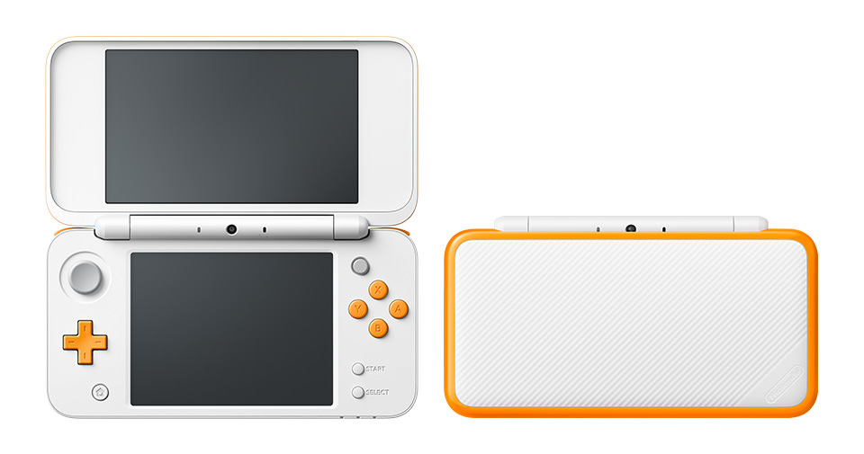 値下げ事業  ホワイト×オレンジ LL 延長保証付　Newニンテンドー2DS 携帯用ゲーム本体