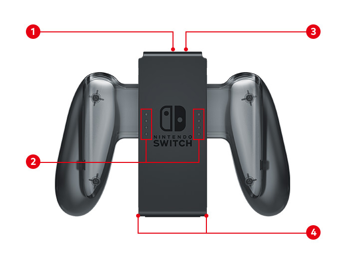 Joy-Con充電グリップの主な仕様 | 周辺機器 | Nintendo Switch｜任天堂