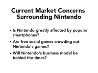 Current Market Concerns Surrounding Nintendo