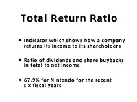 Total Return Ratio