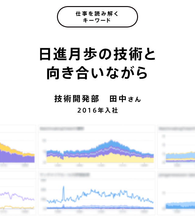 日進月歩の技術と向き合いながら