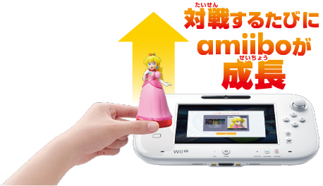 対戦するたびにamiiboが成長