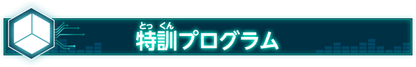 特訓プログラム