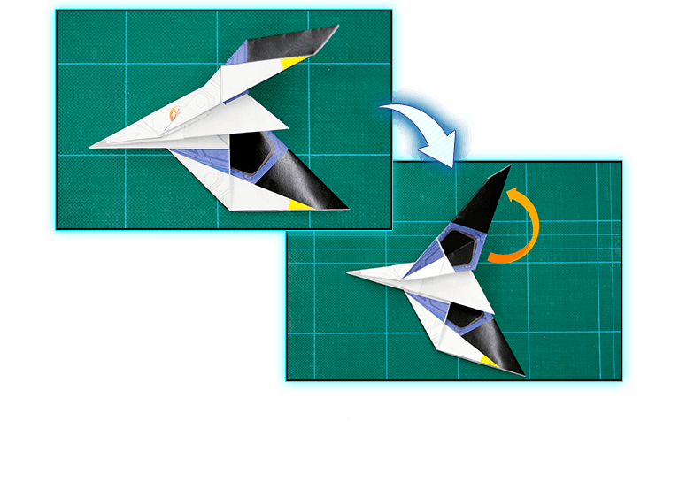 写真のようにめくります。