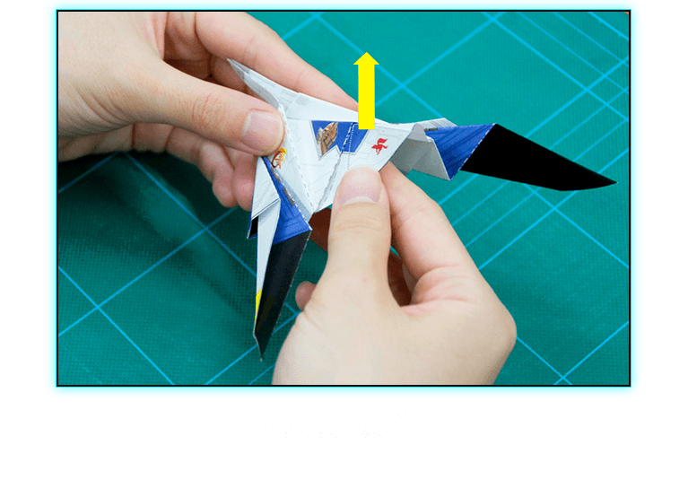 押し出している途中…