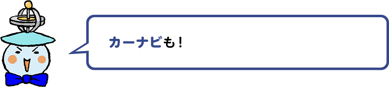 カーナビも！