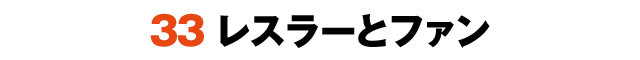 33レスラーとファン