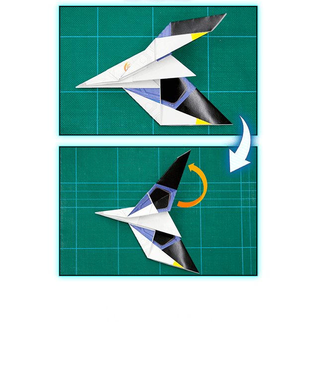 写真のようにめくります。