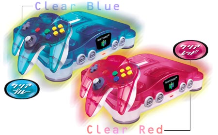 限定カラー Nintendo ニンテンドー64 本体+コントローラ クリアレッド-