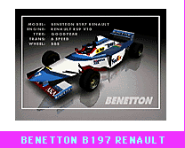 BENETTON B197 RENAULT