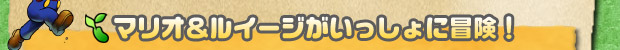 マリオ＆ルイージが一緒に冒険