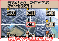 分岐ポイントを自在に移動!!