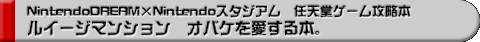 NintendoDREAM~NintendoX^WA@CVQ[U{@C[W}V@IoP{B