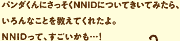 p_ɂNNIDɂĂĂ݂AȂƂĂꂽBNNIDāA…I