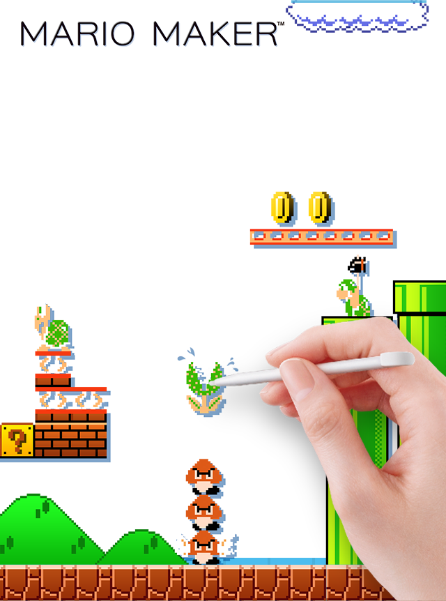 Nintendo News Mario Maker Wii U こんなの見たことない 自分でつくるマリオのおもしろコース 任天堂