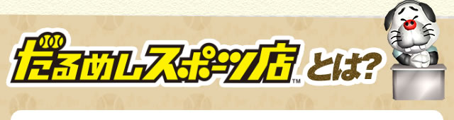 だるめしスポーツ店とは?