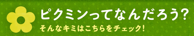 ピクミンってなんだろう?そんなキミはこちらをチェック!