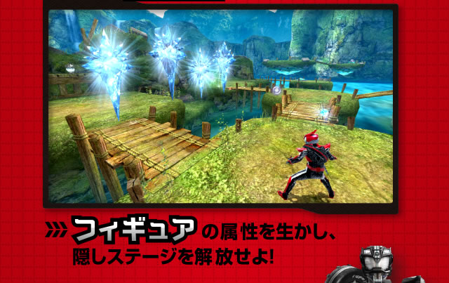 フィギュアの属性を生かし、隠しステージを解放せよ!
