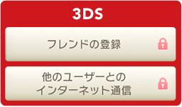 3DS フレンドの登録・他のユーザーとのインターネット通信