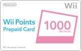Wii Points Prepaid Card 1000