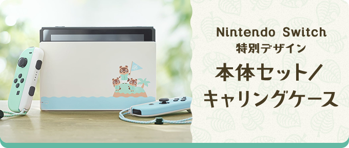 Nintendo Switch 特別デザイン 本体セット／キャリングケース 2020.3.20（金）発売